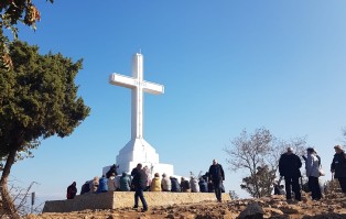 Pożar na Górze Krzyża w Medziugorju