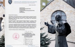 List franciszkanów do prezydenta Dudy