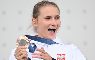 Aleksandra Kałucka z medalem IO. Po urodzeniu...