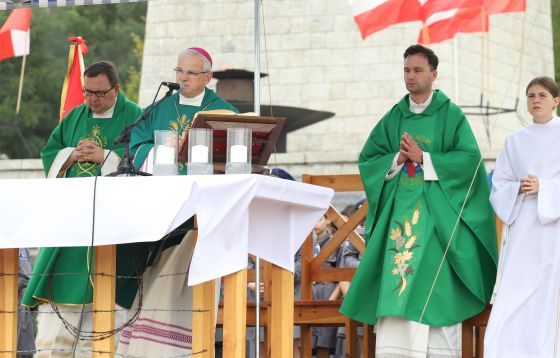 Rogoźnica. Msza święta w KL Gross-Rosen