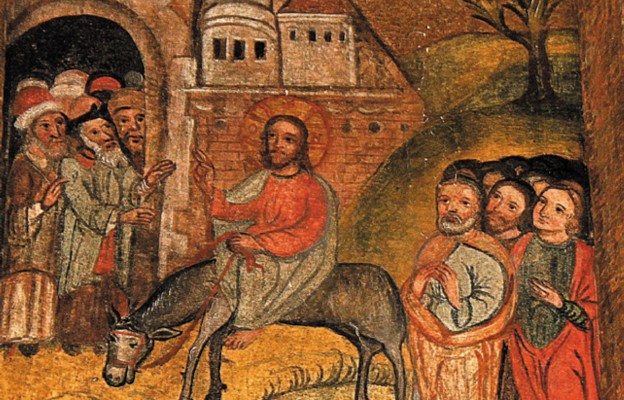 Wjazd do Jerozolimy - fragment ikonostasu z XVII wieku