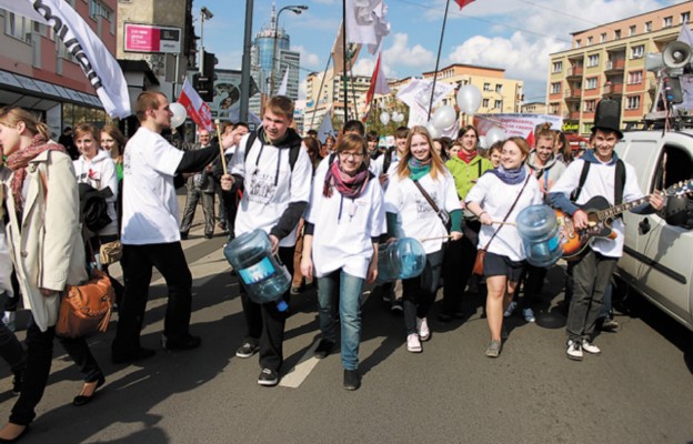 Marsz dla życia w Szczecinie