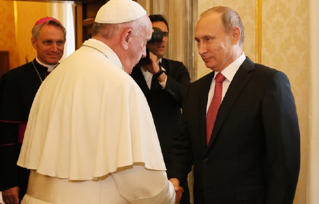 Papież Franciszek przyjął 10 czerwca2015 r. prezydenta Rosji Władimira Putina