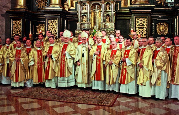 Srebrny jubileusz kapłaństwa przeżywany był
przez prezbiterów w archikatedrze lubelskie