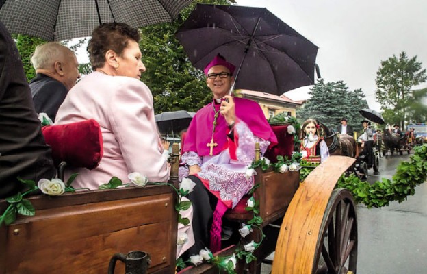 Wysoka Strzyżowska wita swojego biskupa