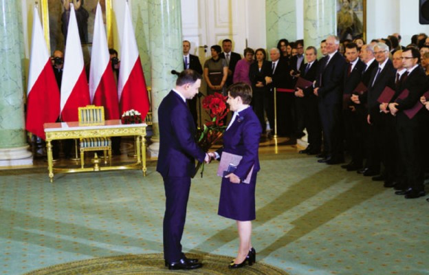 Prezydent Andrzej Duda i premier Beata Szydło. Dwie obecnie najważniejsze osoby w kraju rok 2015 rozpoczynały jako politycy opozycji