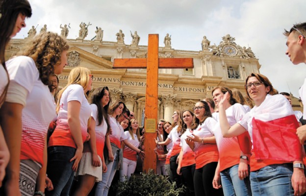 W Niedzielę Palmową na pl. Świętego Piotra w Rzymie