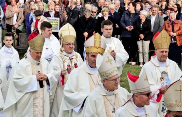 W drodze na jubileuszową Eucharystię
pod przewodnictwem abp. Celestino
Migliorego