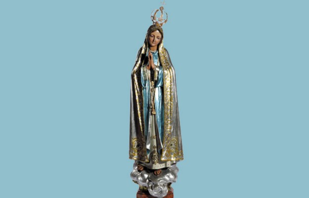 Figurka Matki Bożej Fatimskiej z kościoła w Tyńcu Małym