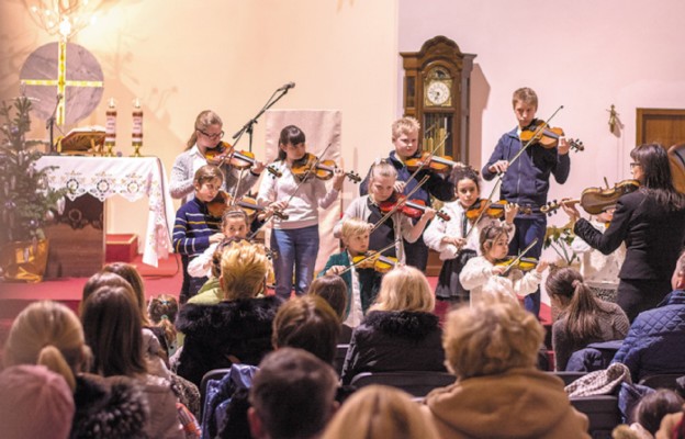 Koncert młodych skrzypków