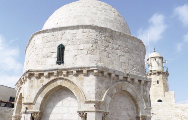 Góra Oliwna - meczet Wniebowstąpienia Pańskiego