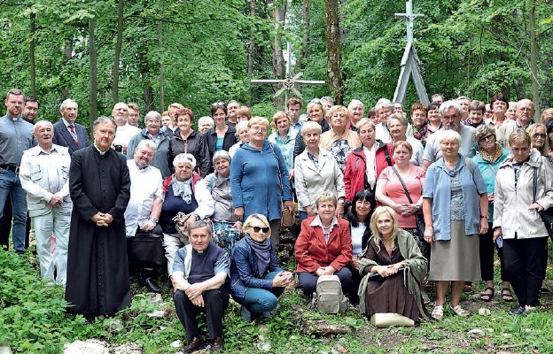 Uczestnicy albertyńskiej pielgrzymki