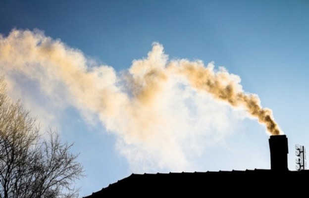 Problem smogu bierze się w
pierwszej
kolejności z tzw. niskiej emisji