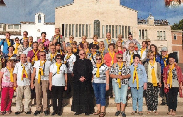 Pielgrzymi z Haczowa na szlaku św. Jana Pawła II