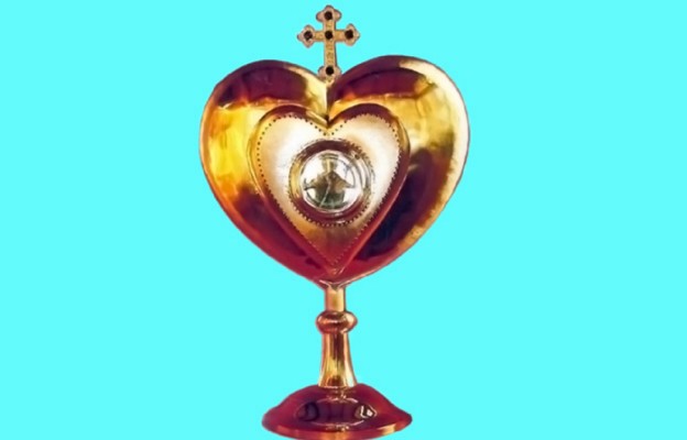 Relikwiarz z „manną św. Mikołaja”