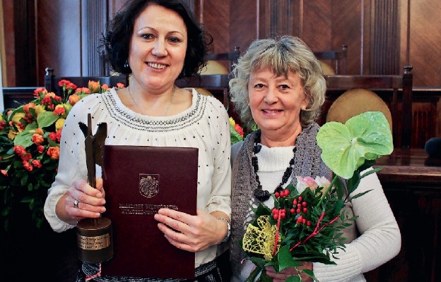 Katarzyna Umińska (z lewej) z koleżanką z Akademii Walki z Rakiem