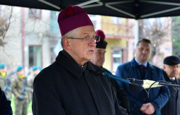 Wystąpienie księdza biskupa Mieczysława Cisło