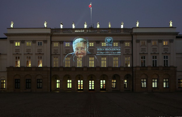 Pałac Prezydencki rozświetliła okolicznościowa iluminacja