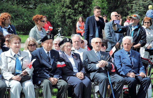 Kombatanci obecni na uroczystości