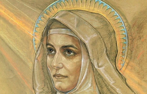 Św. Teresa Benedykta od Krzyża – obraz wykonany według jej ostatniego zdjęcia
