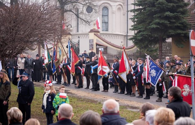 Odsłonięcie pomnika w Bieżanowie