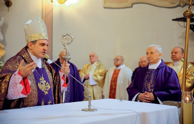 Mszy św. przewodniczył Biskup Ordynariusz