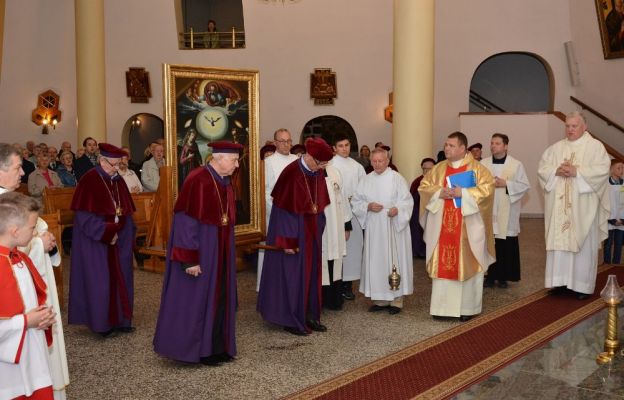 Wprowadzenie obrazu św. Józefa do kościoła NMP Królowej Polski w Gorzowie
