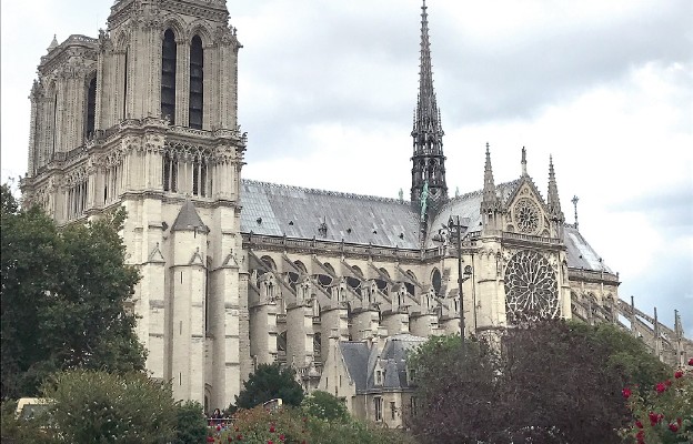 Katedra Notre Dame (Naszej Pani) w Paryżu (przed pożarem)