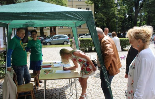 Do uczestnictwa w pielgrzymce zachęcano 14 lipca po każdej Mszy św. w parafii pw. Najświętszego Zbawiciela