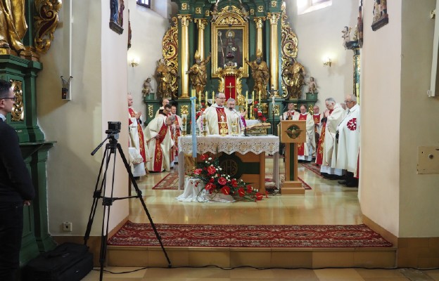 bp. Andrzej Przybylski oraz bp. Jan Wątroba