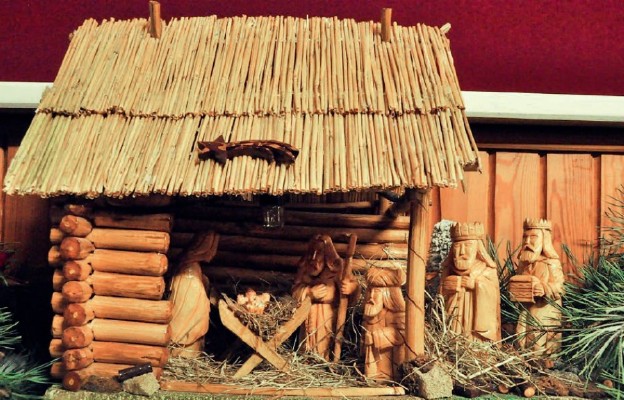 Scenę narodzenia Jezusa przedstawiano także w domach