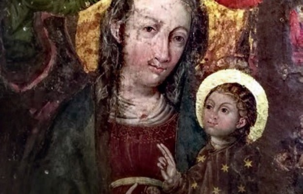 Jeden z najstarszych wizerunków Matki Bożej z Dzieciątkiem z Będzina-Grodźca