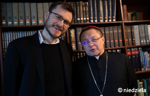 Arcybiskup Grzegorz Ryś i rabin Dawid Szychowski
