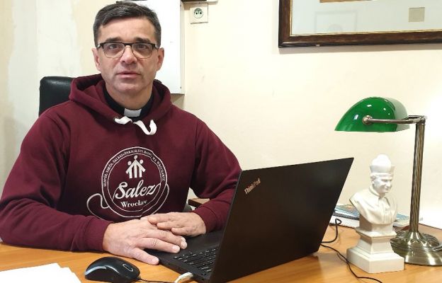 Ks. Jerzy Babiak dyrektor Zespołu Szkół Salezjańskich DON BOSCO we Wrocławiu