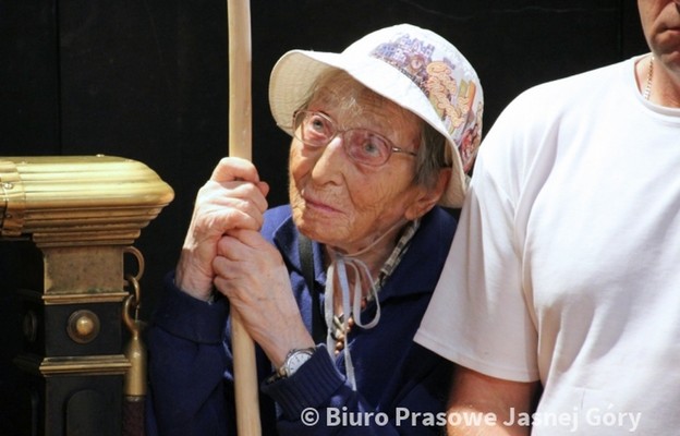 Jasna Góra żegna Emmę Morosini - najstarszą pieszą pątniczkę z Włoch