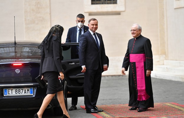 Wizyta prezydenta z żoną w Watykanie