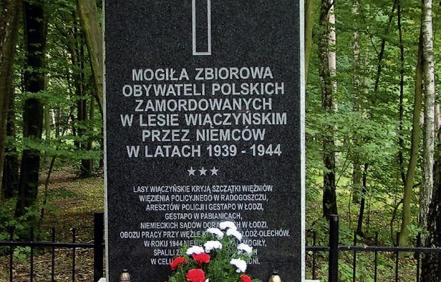 Jednym z miejsc egzekucji był również Las Wiączyński