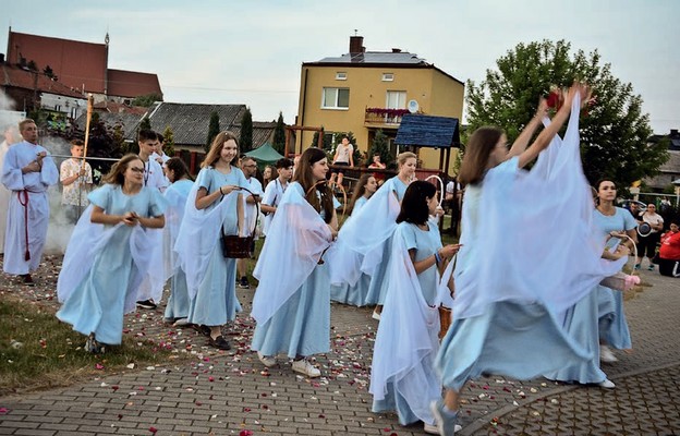 Procesja eucharystyczna w Wiślicy w 2019 r.