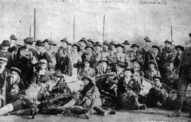 Drużyna Sokoła w Dziedzicach, która w 1914 roku wstąpiła do Legionu Śląskiego