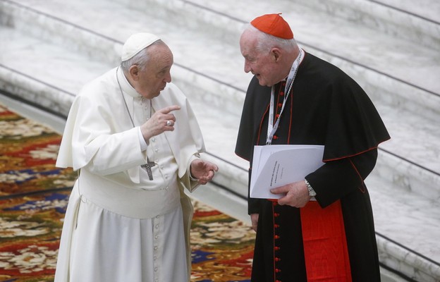 Papież Franciszek i kard. Marc Ouellet