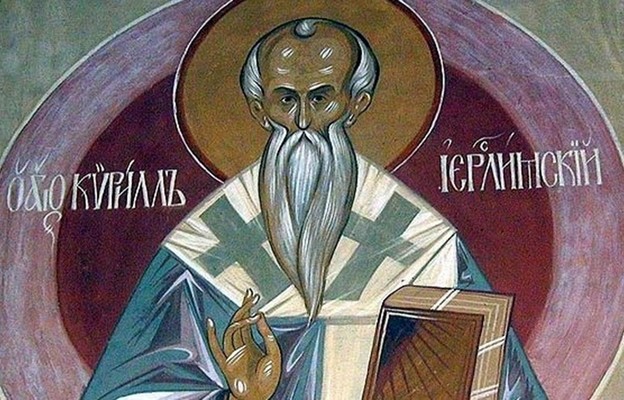 Św. Cyryl Jerozolimski,
biskup i doktor Kościoła