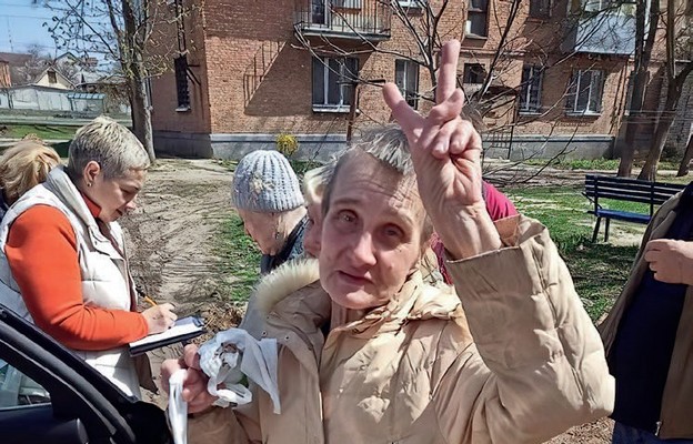 Reakcje mieszkanek oblężonego Charkowa na kolejny transport z darami z warszawskich Stegien