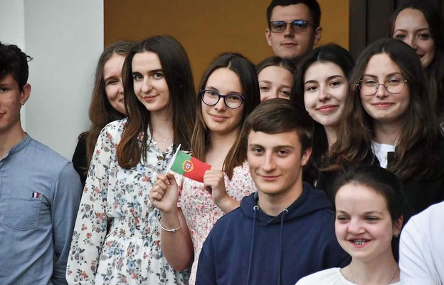Młodzież z Oleśnicy i Bierutowa
