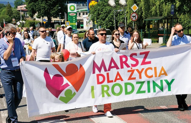 Mieszkańcy Żywca i okolic opowiadają się za życiem i rodziną