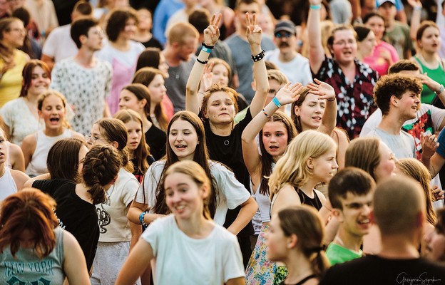 Wśród uczestników festiwalu panowała radosna atmosfera