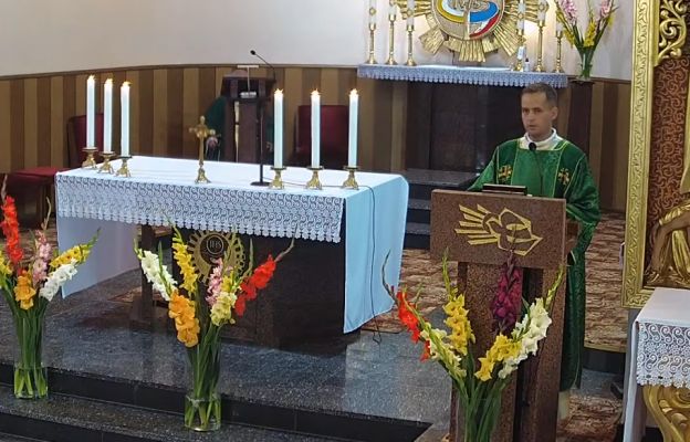 Dk. Mariusz Pastuszyński wygłosił kazanie 31 lipca w par. Św. Marcina w Piławie Górnej