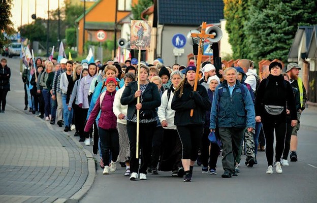 Pielgrzymi na szlaku