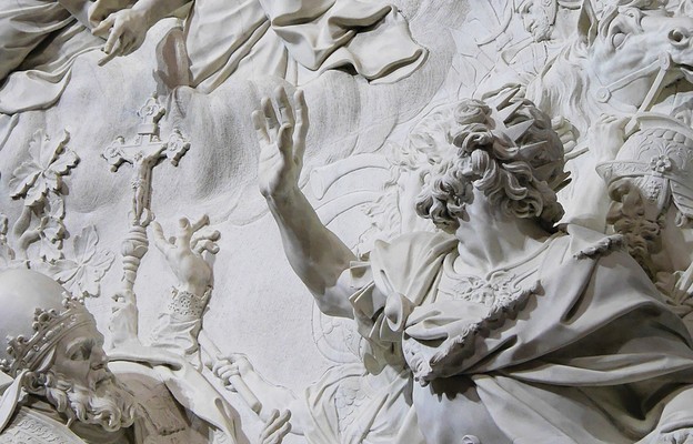 Spotkanie papieża Leona I, zwanego „wielkim”, i Attyli, wodza Hunów, zwanego „biczem Bożym”, wykuł w marmurze genialny
Alessandro Algardi