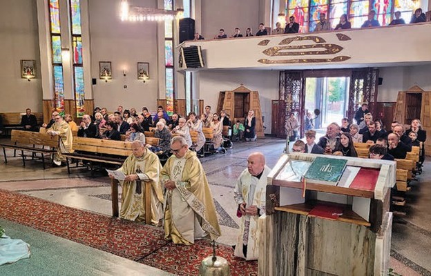 W tegoroczny odpust w parafii wpisało się dziękczynienie na jej 40-lecie