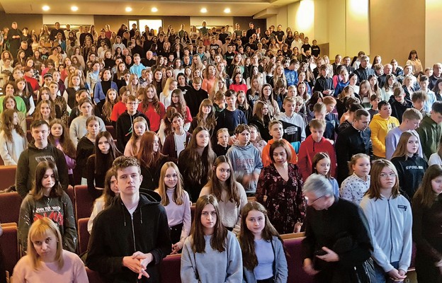 Wolontariusze Szkolnych Kół Caritas na spotkaniu w Rzeszowie